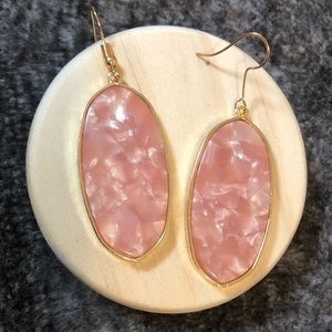 Zoe Pink Drop Earrings